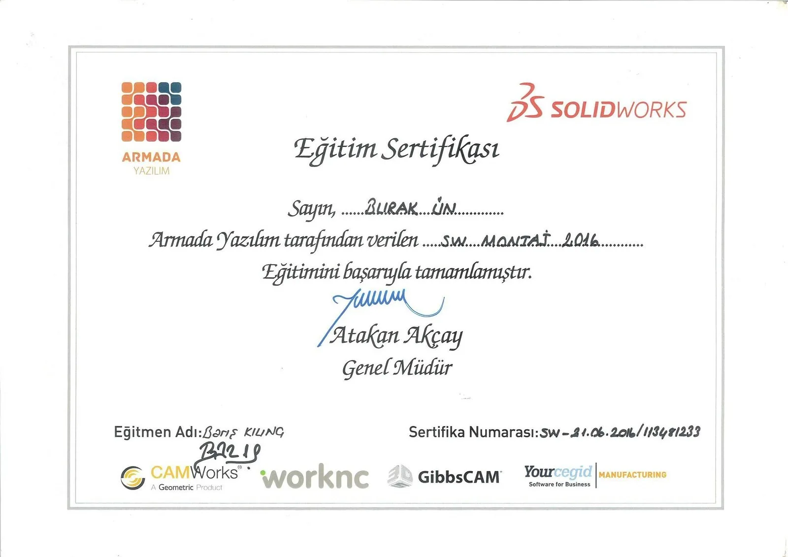 SolidWorks Montaj Eğitimi — Armada Yazılım