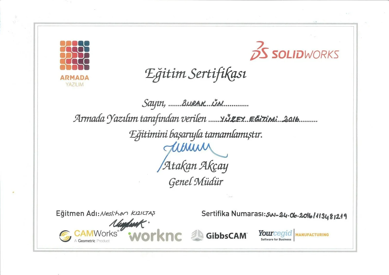 SolidWorks Yüzey Eğitimi — Armada Yazılım