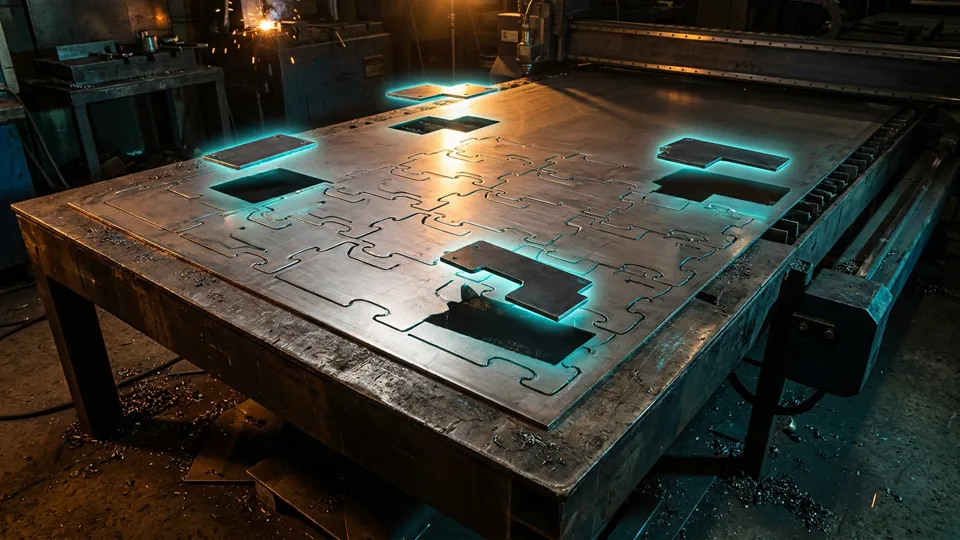 CNC lazer kesim nesting